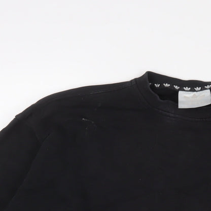 Womens UK Size 8 adida Black Pullover Sweatshirt