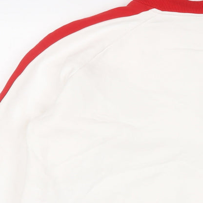 Lotto Girls Red Cotton Full Zip Sweatshirt Size 15-16 Years Zip