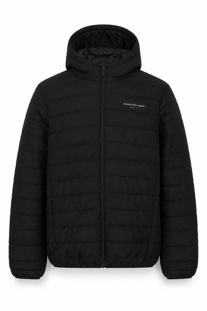 Mens UK Size L Avant Garde Black Puffer Jacket