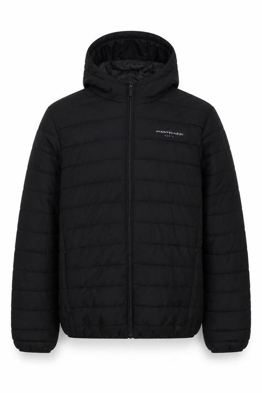 Mens UK Size L Avant Garde Black Puffer Jacket