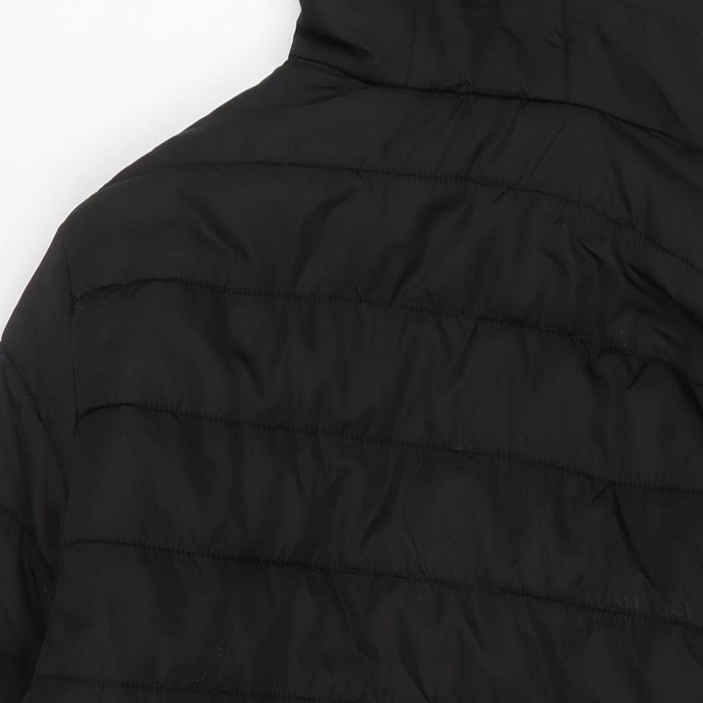 Mens UK Size L Avant Garde Black Puffer Jacket