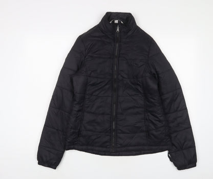 Port Authority Womens Black Puffer Jacket Jacket Size M Zip
