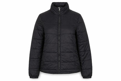 Port Authority Womens Black Puffer Jacket Jacket Size M Zip