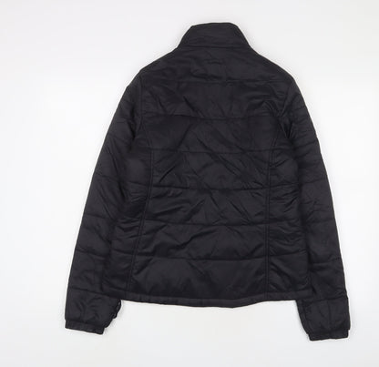 Port Authority Womens Black Puffer Jacket Jacket Size M Zip
