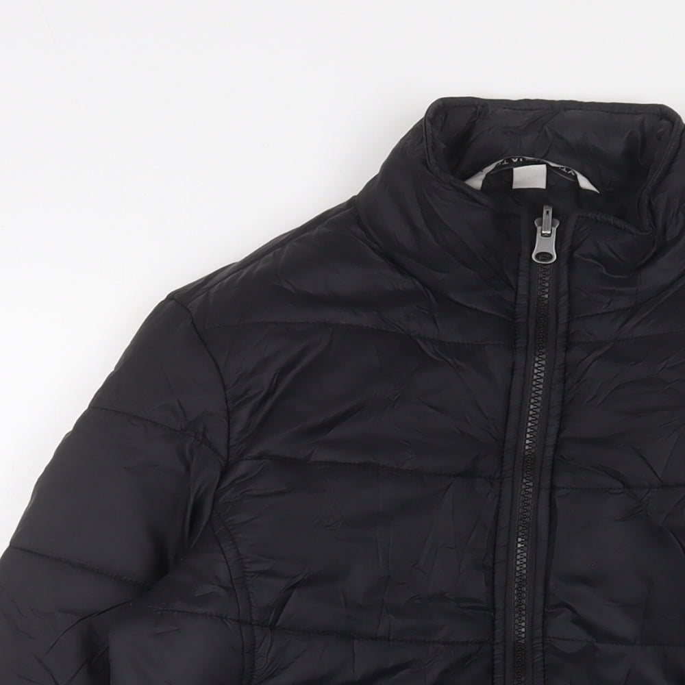 Port Authority Womens Black Puffer Jacket Jacket Size M Zip