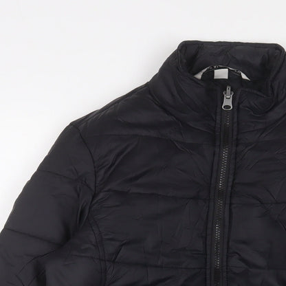 Port Authority Womens Black Puffer Jacket Jacket Size M Zip