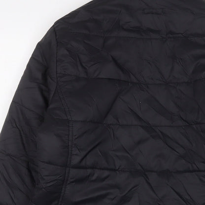 Port Authority Womens Black Puffer Jacket Jacket Size M Zip