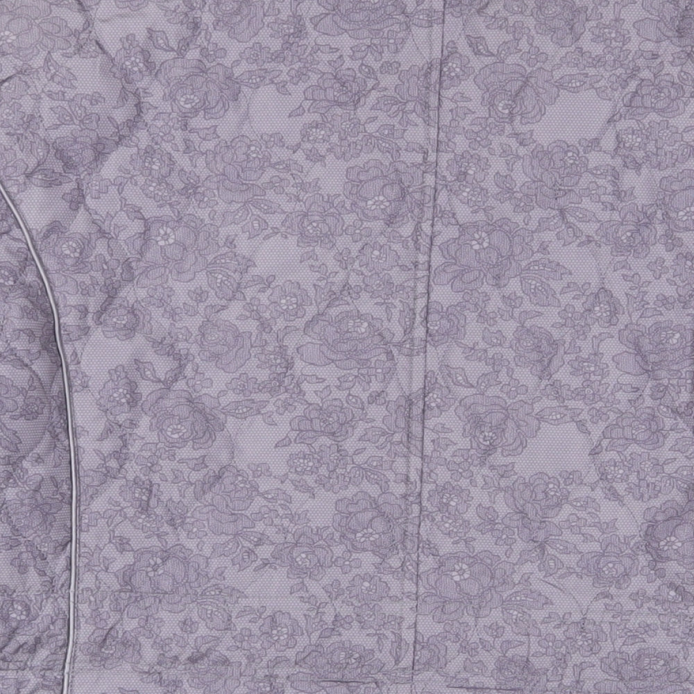 Womens UK Size 20 Anna Rose Purple Puffer Jacket
