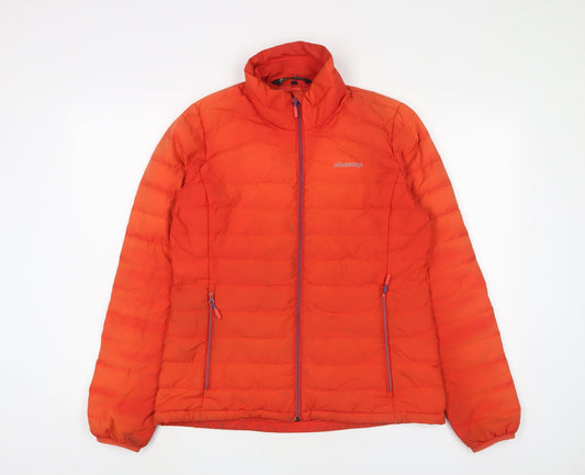 Ayacucho Mens Orange Puffer Jacket Jacket Size M Zip