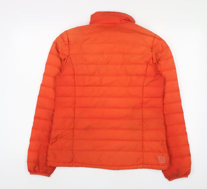 Ayacucho Mens Orange Puffer Jacket Jacket Size M Zip
