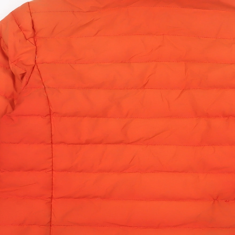 Ayacucho Mens Orange Puffer Jacket Jacket Size M Zip