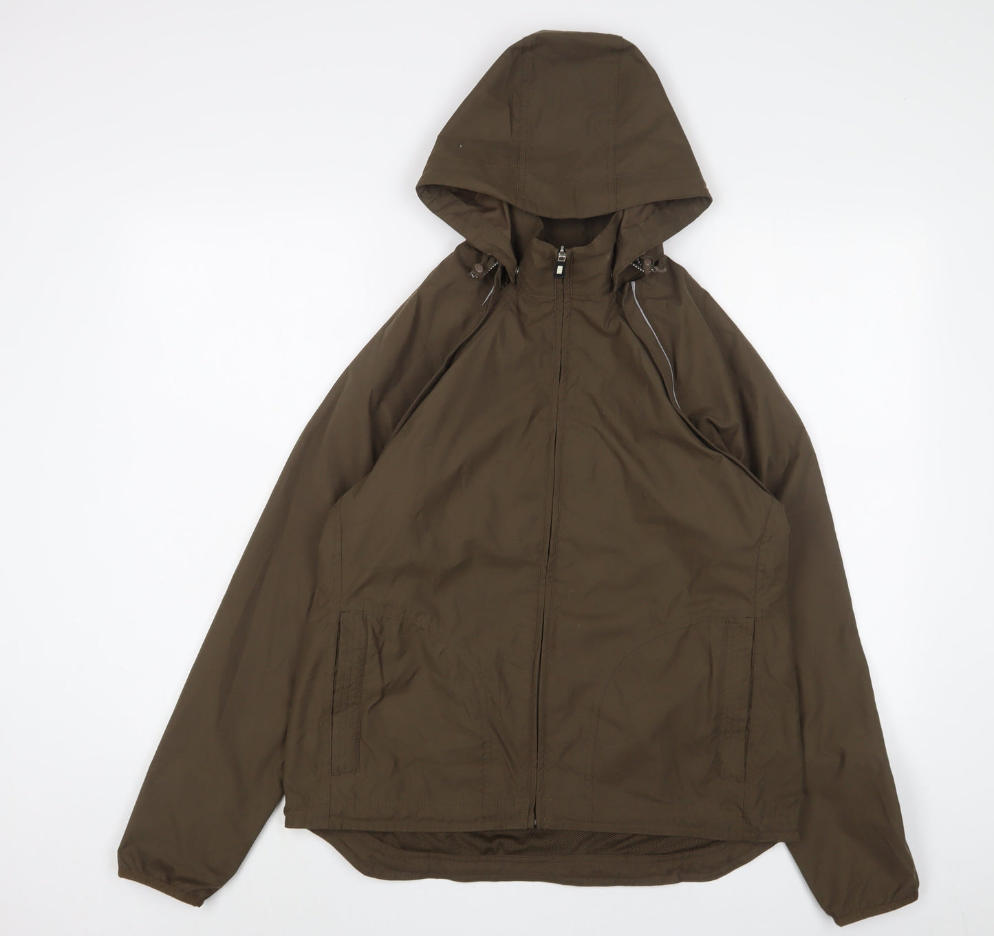 Landsend Womens Brown Jacket Size S Zip