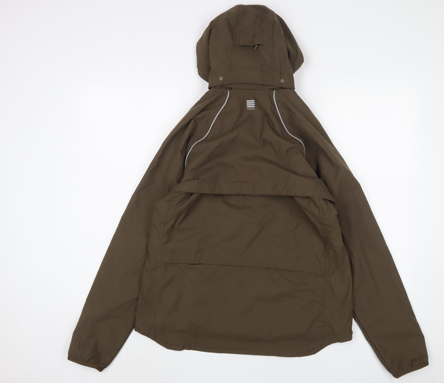 Landsend Womens Brown Jacket Size S Zip