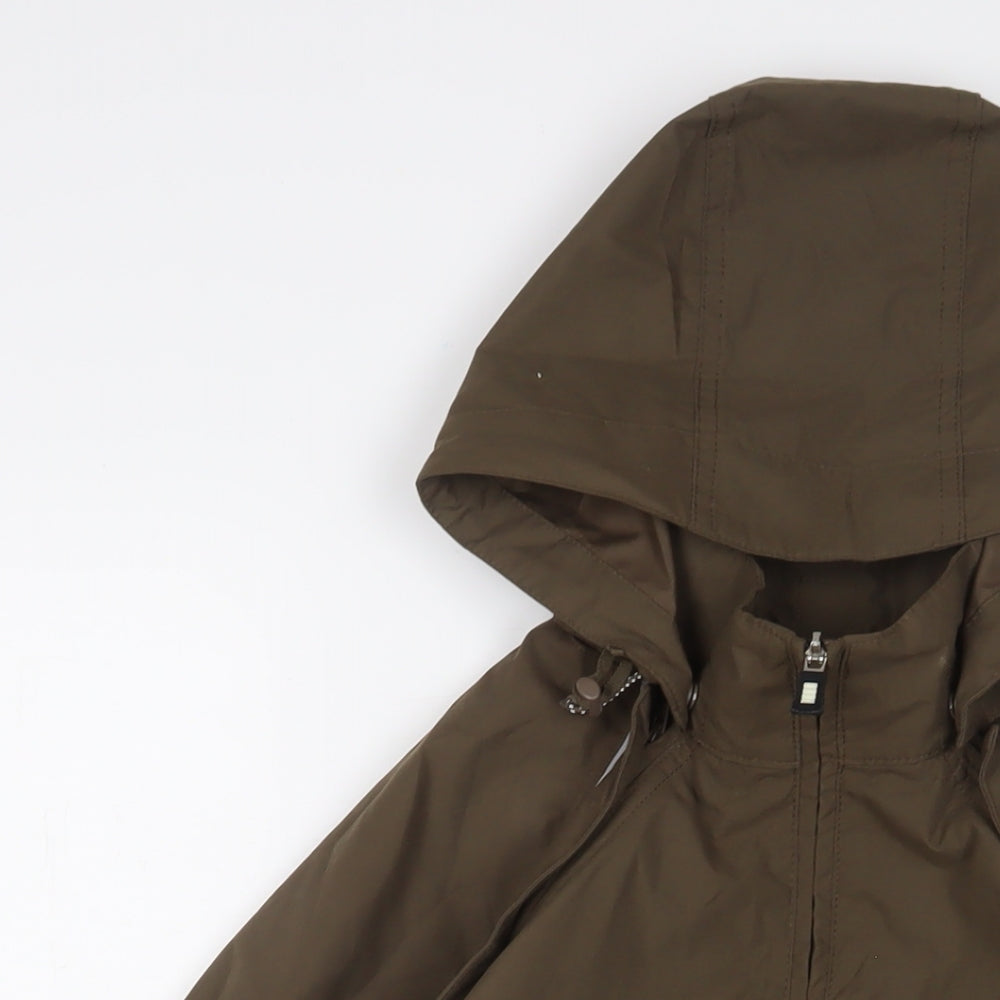 Landsend Womens Brown Jacket Size S Zip