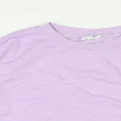 Womens UK Size M Disney Purple Pullover Sweatshirt