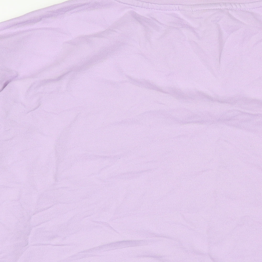 Womens UK Size M Disney Purple Pullover Sweatshirt