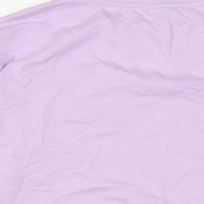 Womens UK Size M Disney Purple Pullover Sweatshirt