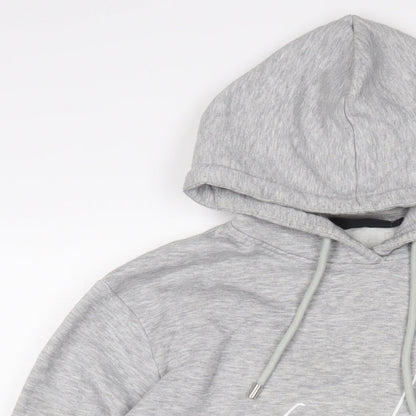 Coulture Club Mens Grey Cotton Pullover Hoodie Size XS - Embroidered