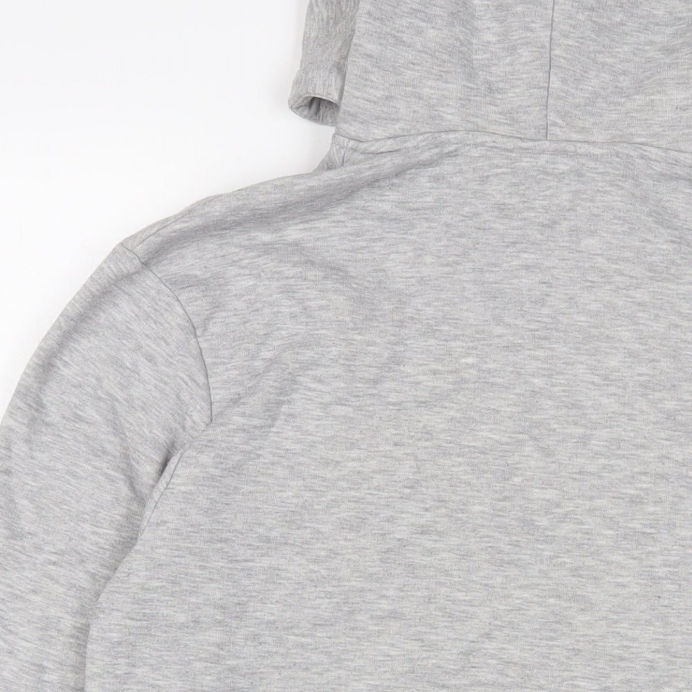 Coulture Club Mens Grey Cotton Pullover Hoodie Size XS - Embroidered