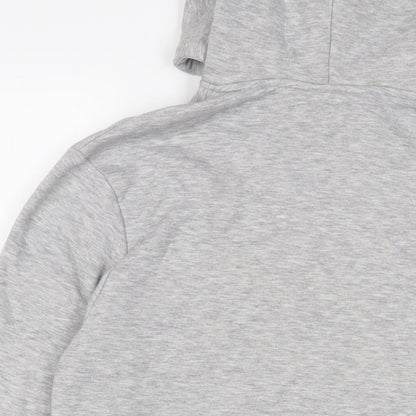 Coulture Club Mens Grey Cotton Pullover Hoodie Size XS - Embroidered