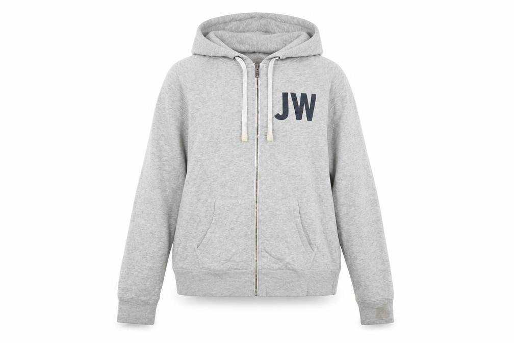 Womens UK Size 14 Jack Wills Grey Full Zip Hoodie