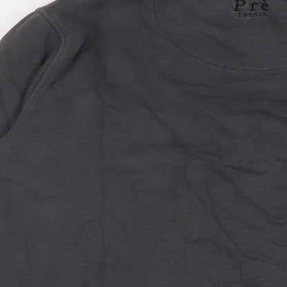 Pre London Mens Green Cotton Pullover Sweatshirt Size L
