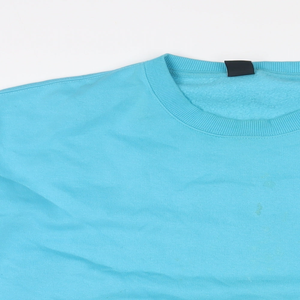 Cotton Traders Womens Blue Cotton Pullover Sweatshirt Size 2XL Pullover