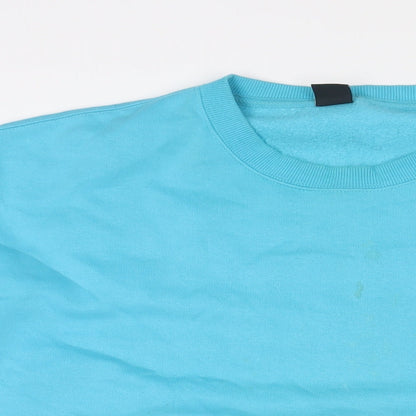 Cotton Traders Womens Blue Cotton Pullover Sweatshirt Size 2XL Pullover