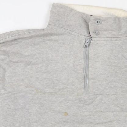 Mens UK Size L Nautica Grey Pullover Sweatshirt