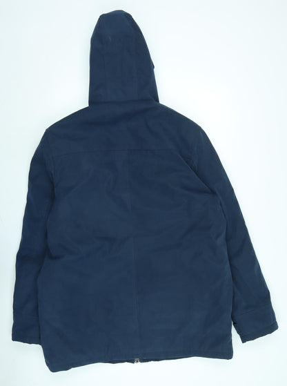 Mens UK Size 40 Livergy Blue Anorak Coat