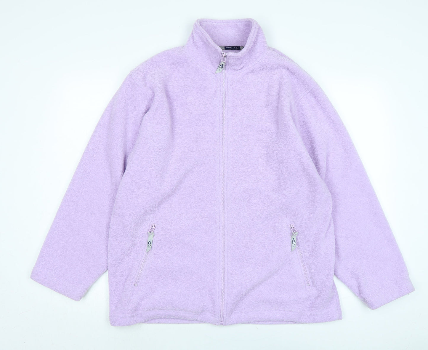 Neutral territory Womens Purple Jacket Size M Zip - Logo