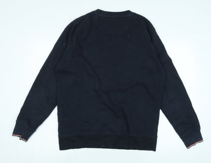 celio* Womens Blue Cotton Pullover Sweatshirt Size M - C'est La vie