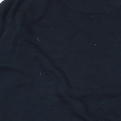 celio* Womens Blue Cotton Pullover Sweatshirt Size M - C'est La vie