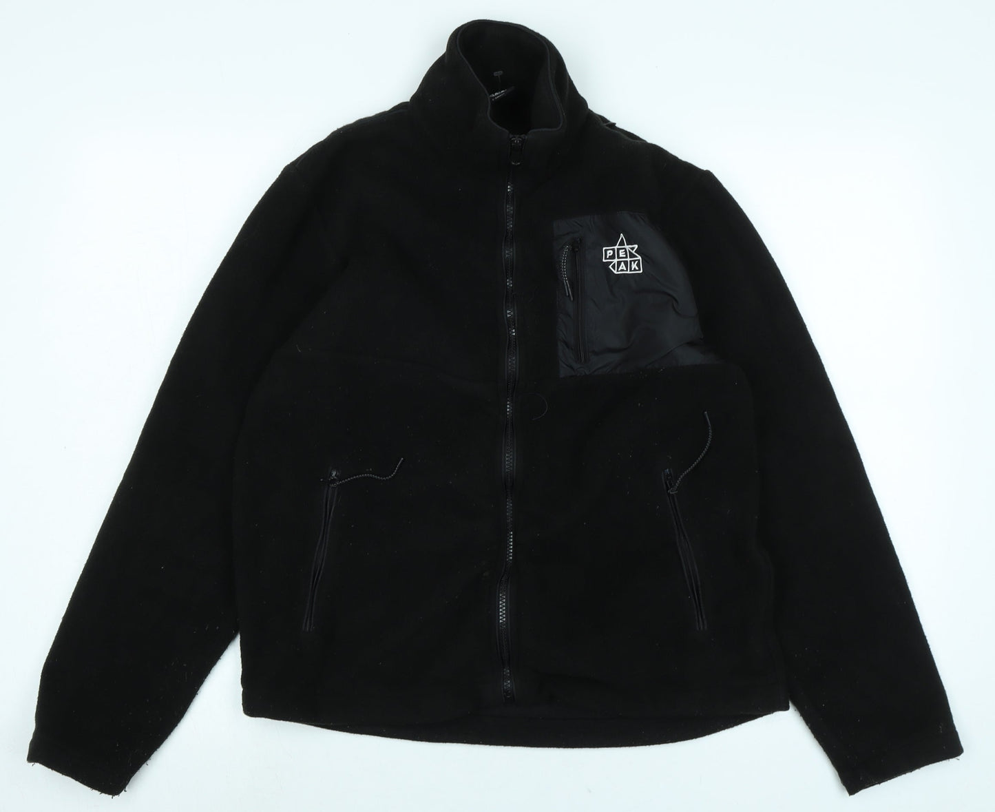 Mens UK Size XS Peak Black Jacket