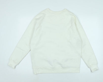 Womens UK Size 8 Jack Wills Ivory Pullover Sweatshirt