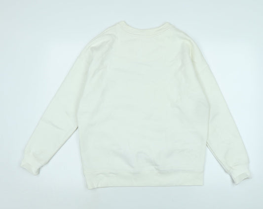 Womens UK Size 8 Jack Wills Ivory Pullover Sweatshirt