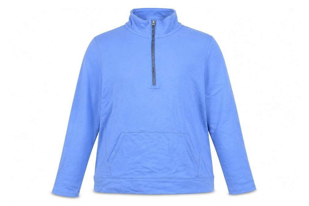 Womens UK Size XL Lands End Blue Pullover Sweatshirt