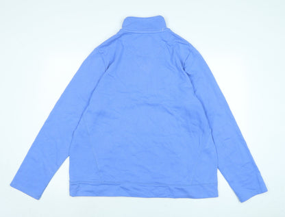 Womens UK Size XL Lands End Blue Pullover Sweatshirt