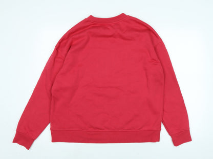 Womens UK Size M Disney Red Pullover Sweatshirt