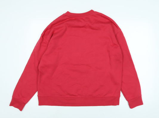 Womens UK Size M Disney Red Pullover Sweatshirt