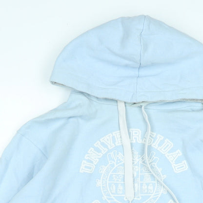 Covt Womens Blue Cotton Pullover Hoodie Size L - Universidad Salamanca