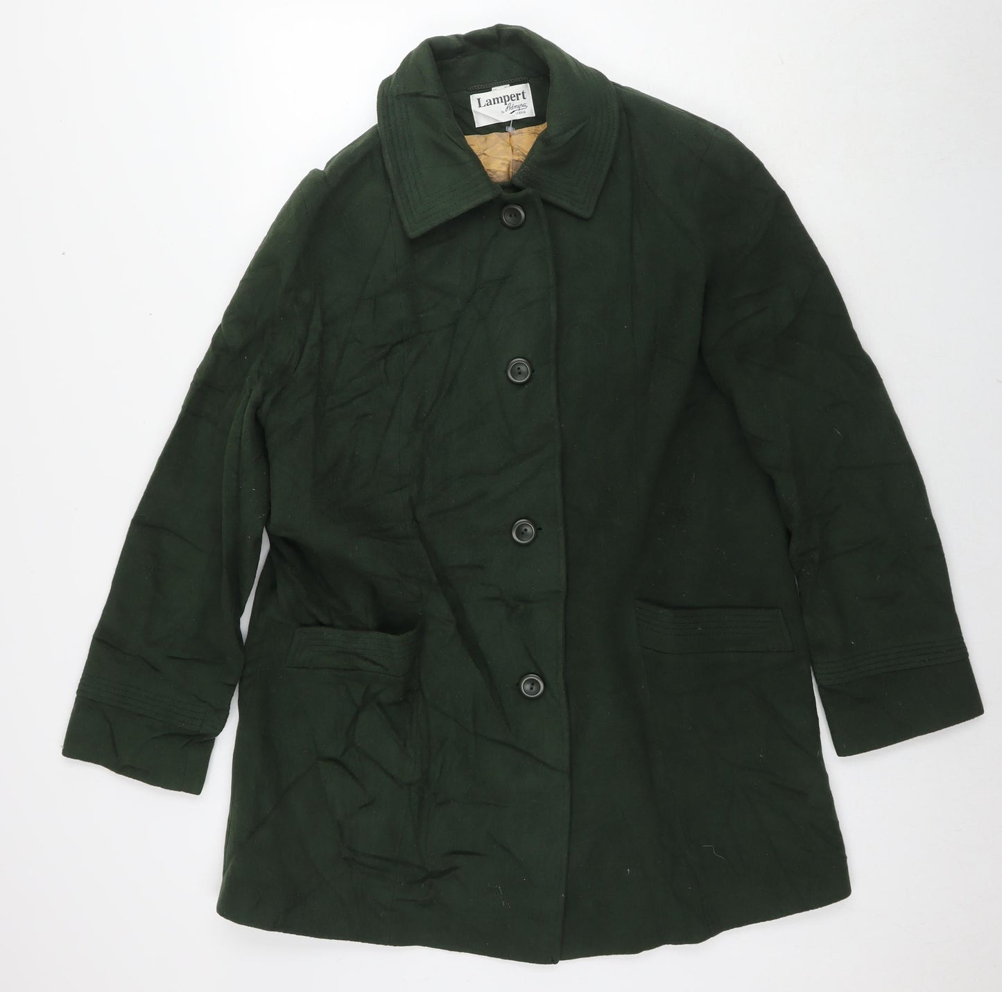 Womens UK Size 16 Lampert Green Overcoat