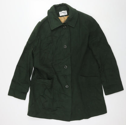 Womens UK Size 16 Lampert Green Overcoat