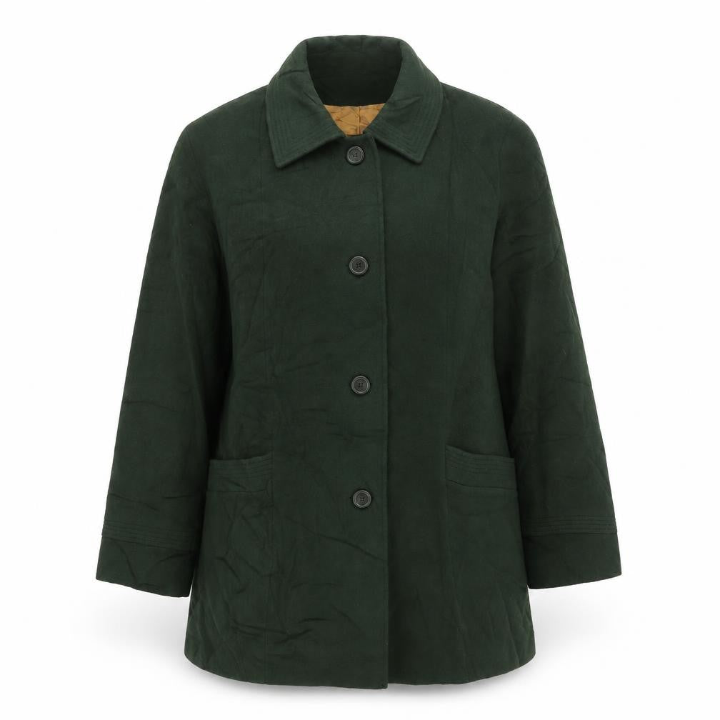 Womens UK Size 16 Lampert Green Overcoat