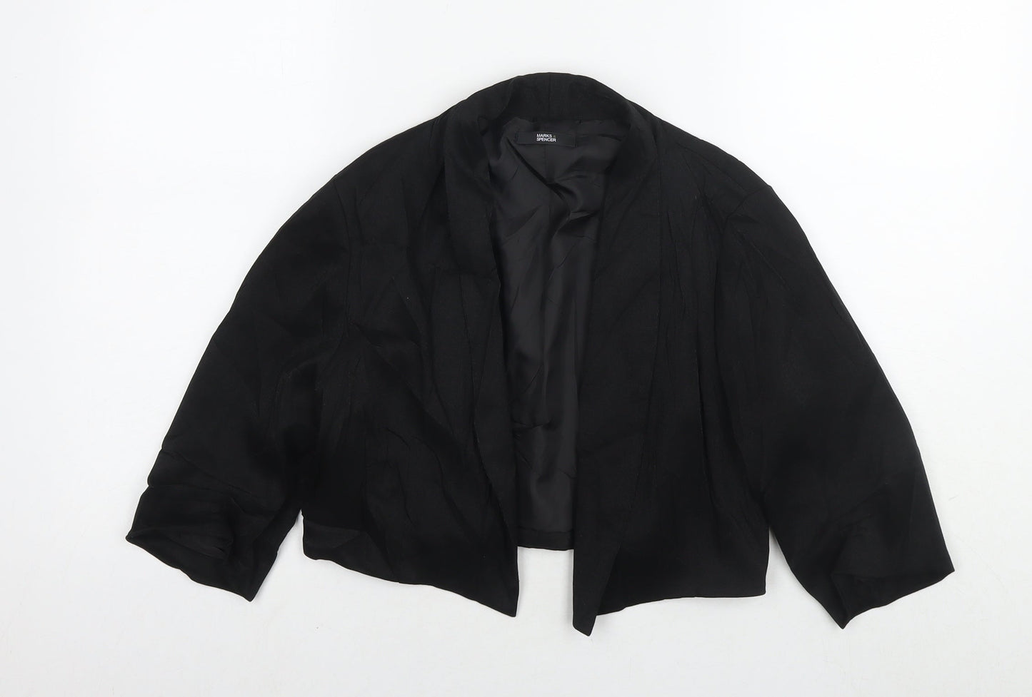 Womens UK Size 14 Marks and Spencer Black Jacket