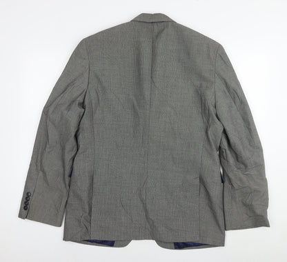 Mens UK Size 42 Burton Regular Grey Suit Jacket