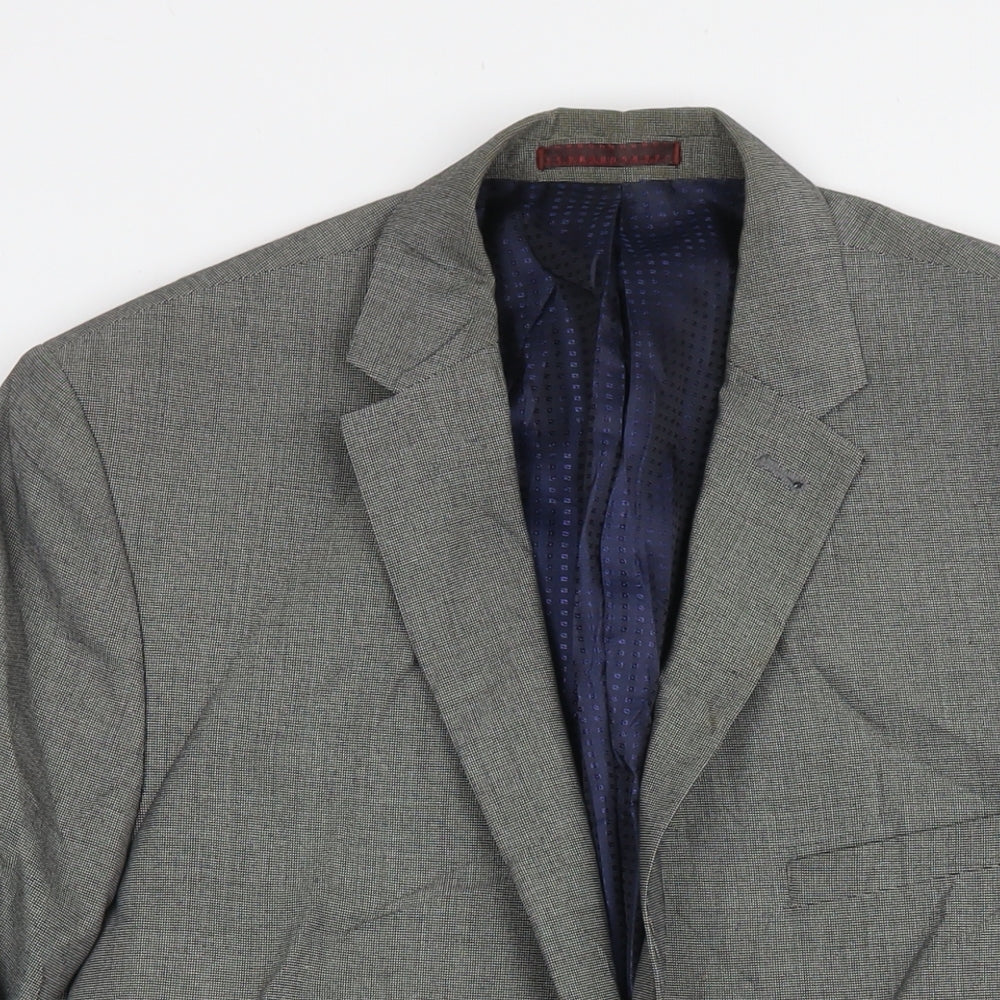 Mens UK Size 42 Burton Regular Grey Suit Jacket