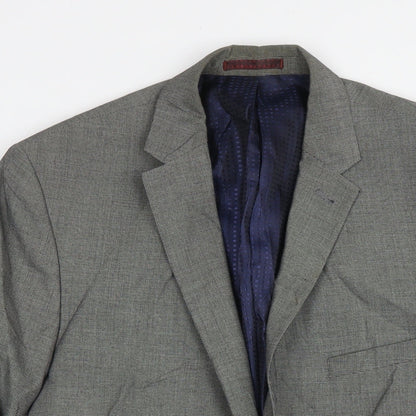 Mens UK Size 42 Burton Regular Grey Suit Jacket