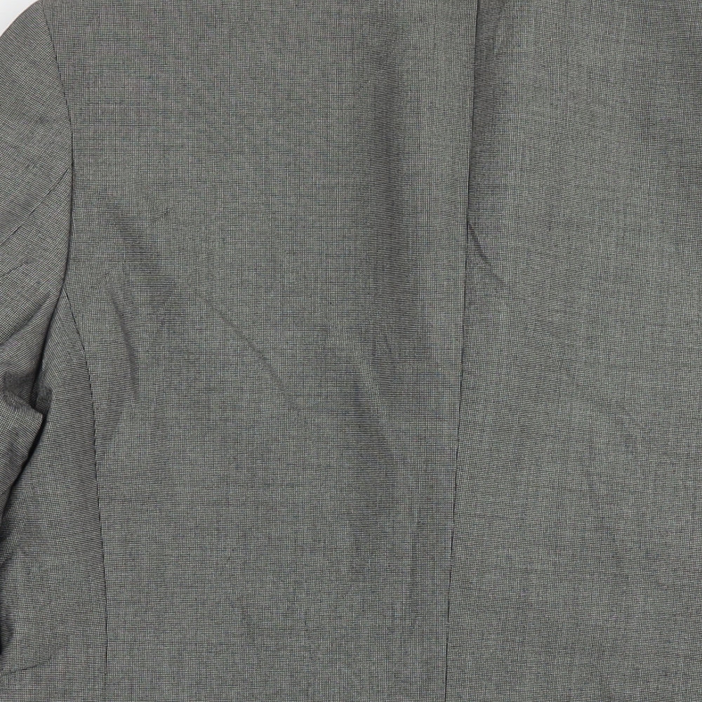 Mens UK Size 42 Burton Regular Grey Suit Jacket