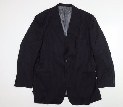 Mens UK Size 44 Marks and Spencer Regular Blue Suit Jacket